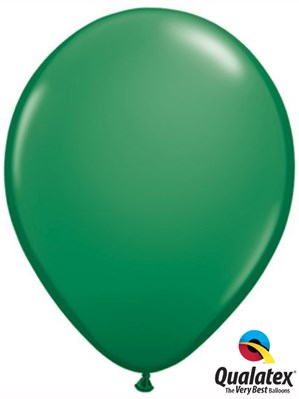 Qualatex 16" Green Latex Balloons 50pk