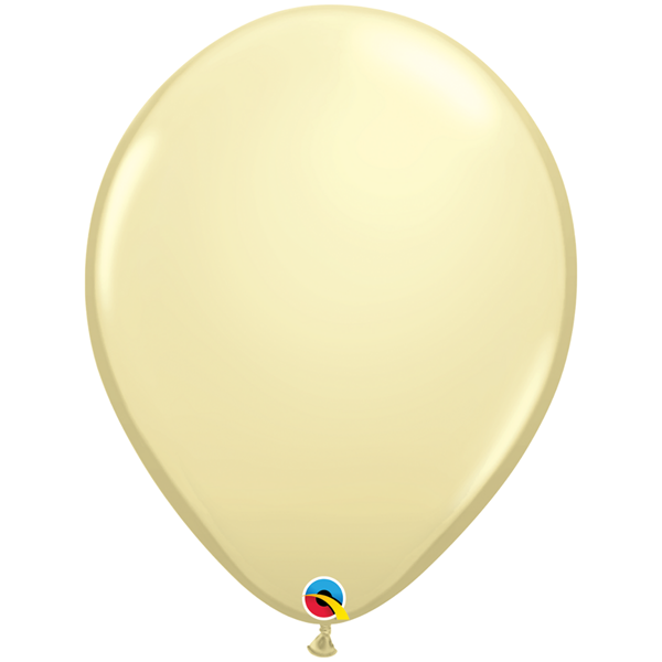 Qualatex 16" Ivory Silk Latex Balloons 50pk
