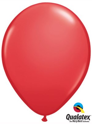 Qualatex 16" Red Latex Balloons 50pk