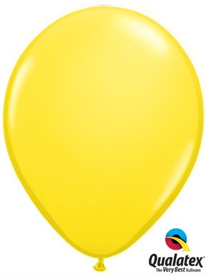 Qualatex 16" Yellow Latex Balloons 50pk