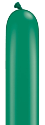 Qualatex 260Q Emerald Green Latex Modelling Balloons 100pk