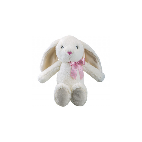 Easter Bunny Floppy White Rabbit Soft Toy 23cm