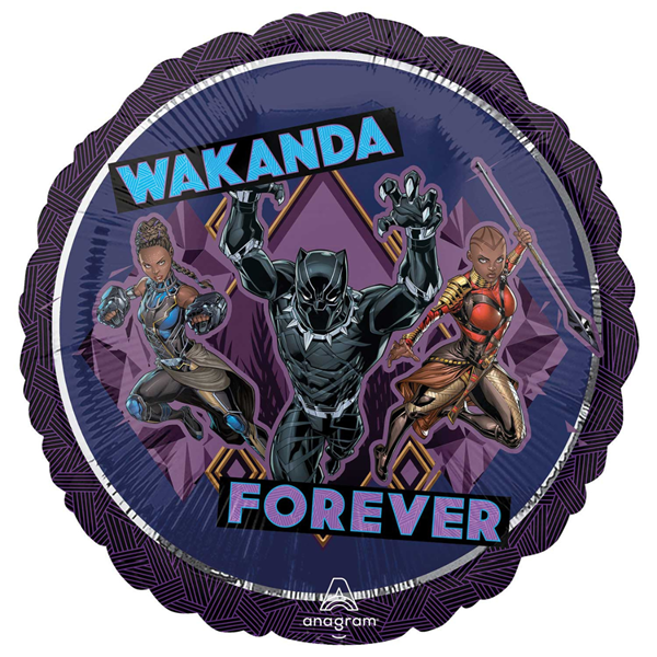 Black Panther Wakanda Forever 18" Foil Balloon