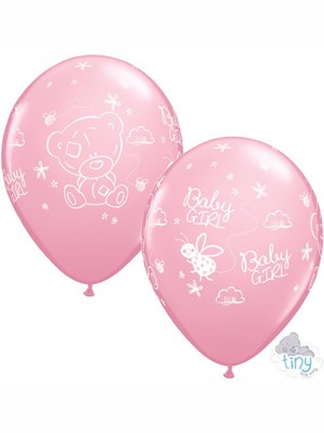 Tiny Tatty Teddy Baby Girl 11" Latex Balloons 25pk