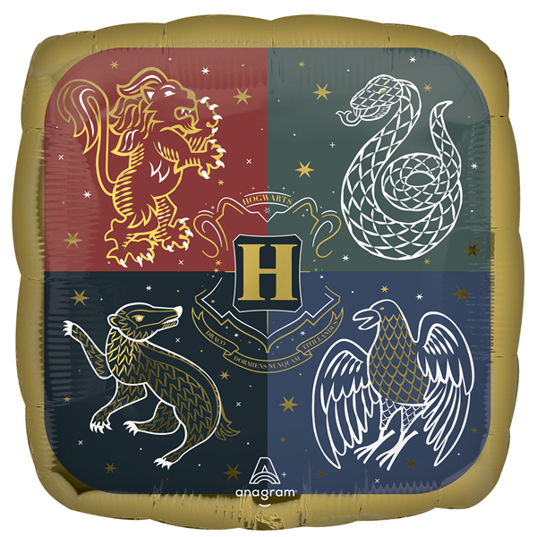 NEW Harry Potter Hogwarts Crest 18" Sqaure Balloon