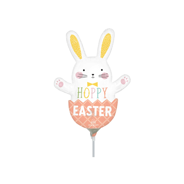 NEW Hoppy Easter Bunny Mini Shape Foil Balloon