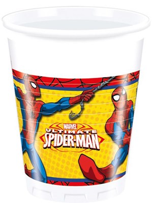 Ultimate Spider-Man Plastic Cups 8pk