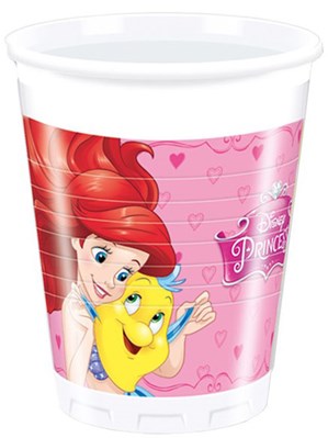Disney Princess Storybook Plastic Cups 8pk