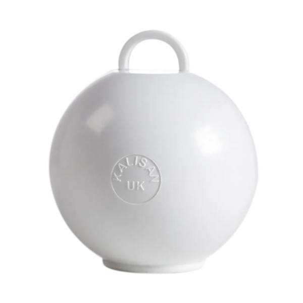 NEW White Round Balloon Weight 75g