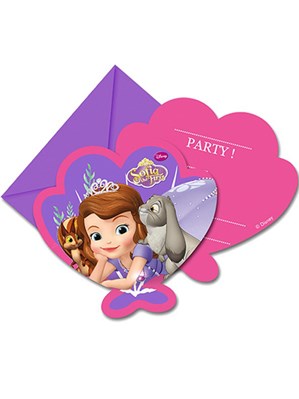 Sofia The First Pearl of the Sea Invitations & Envelopes 6pk