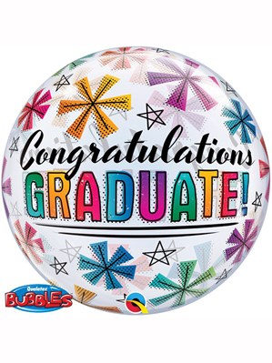 Congratulations Graduate 22" Bubble Balloon