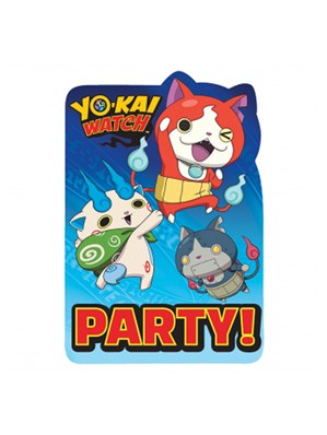 Yo-Kai Watch Invitations 8pk