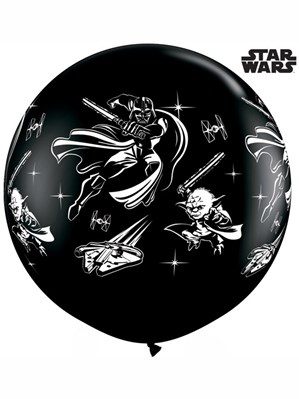 Qualatex 3ft Star Wars Latex Balloons 2pk