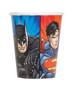 Justice League 9oz Paper Cups 8pk