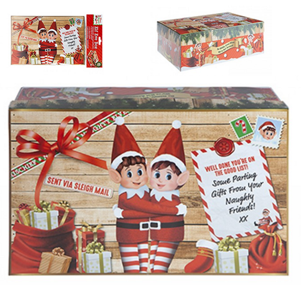 Elves Behavin' Badly Christmas Eve Elf Box - Mini 17x26.5x8.5cm