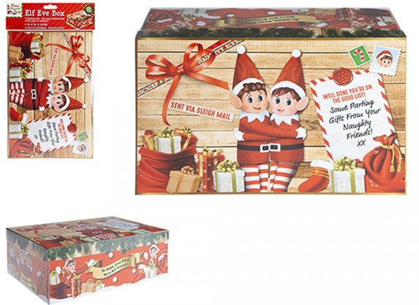 Elves Behavin' Badly Christmas Eve Elf Box 21x32x11cm
