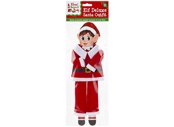 Christmas Elf Plush Santa Outfit