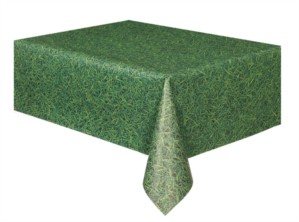 Grass Coloured Rectangular Plastic Tablecover 54"x 108"
