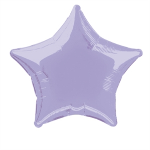 Single 20" Lavender Star Shaped Foil Balloon