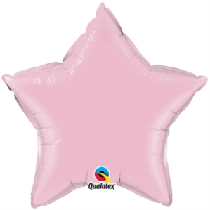 Pearl Pink 20" Star Foil Balloon Pkgd