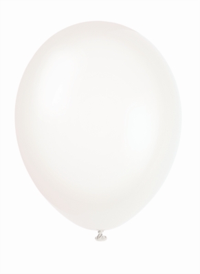 12" Transparent Crystal Latex Balloons - 50pk