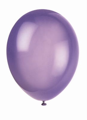 12" Midnight Purple Crystal Latex Balloons - 50pk
