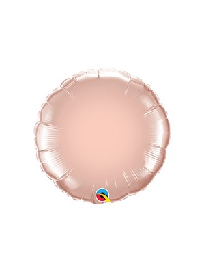 Rose Gold 18" Round Foil Packaged