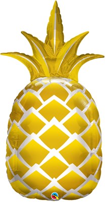 Golden Pineapple 44" Foil Balloon