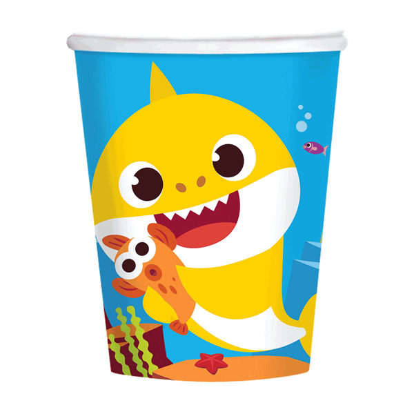 Baby Shark Party Paper Cups 8pk