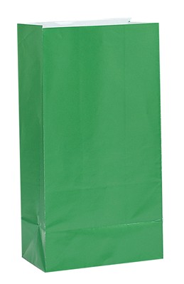 Green Paper Sweet Bags 12pk
