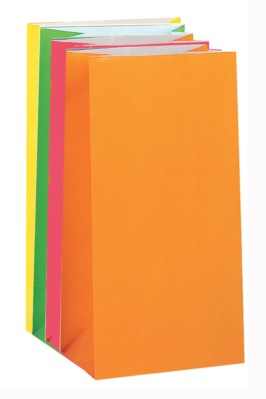 Multi-Coloured Paper Sweet Bags 10pk