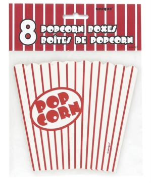 8 Small Popcorn Boxes