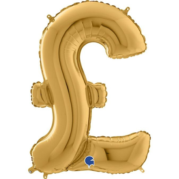 Gold Pound Sign 40" Large Foil Balloon