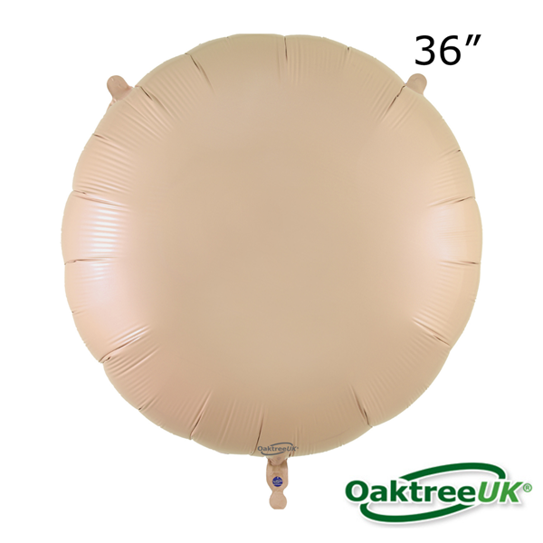NEW Oaktree Nude 36" Round Foil Balloon