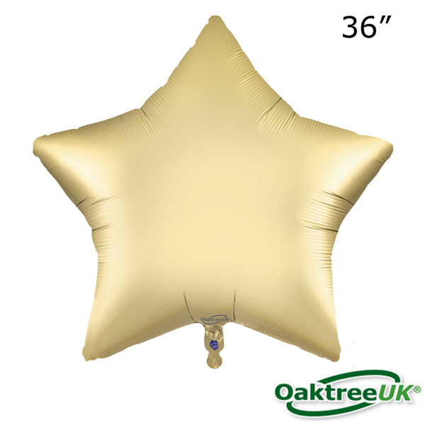 NEW Oaktree Pure Gold 36" Star Foil Balloon
