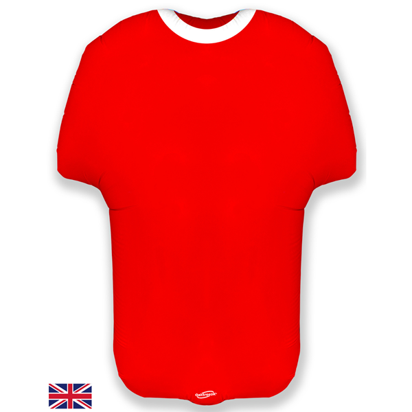 NEW Red Football Shirt 24" Foil Balloon
