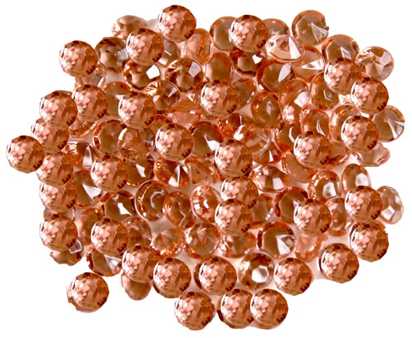 Rose Gold 6mm Decor Diamantes 28g