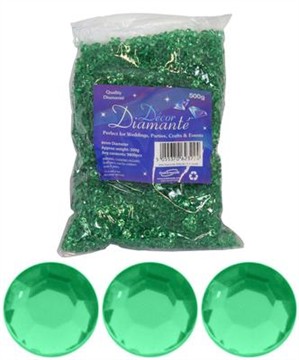 Emerald Green Wedding Diamantes 500g