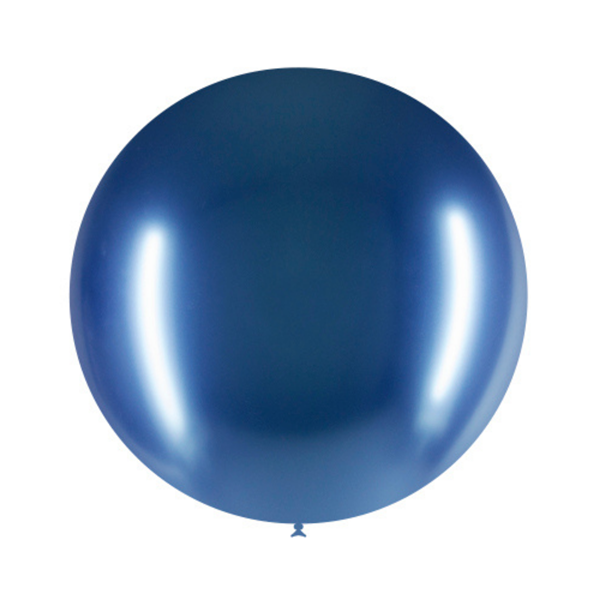 Decotex Pro Chromium Blue 24" Latex Balloons 3pk