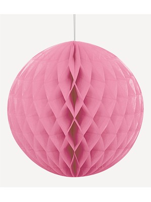 Hot Pink Hanging Honeycomb Decoration