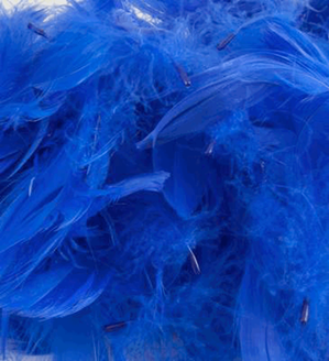Eleganza Royal Blue Mixed Feathers 50g