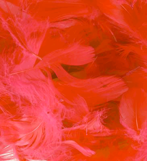 Eleganza Red Mixed Feathers 50g