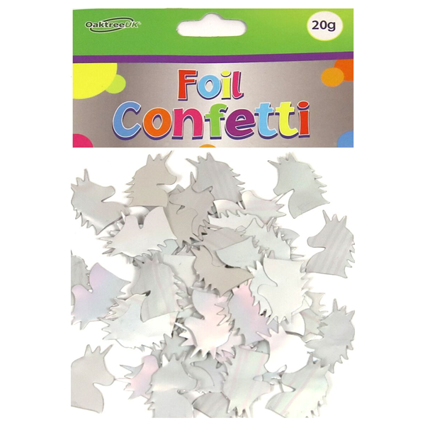 Iridescent Soft Foil Unicorn Confetti 20g