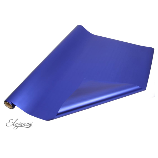 Satin Luxe Eleganza Gift Wrap Satin Royal Blue 10m