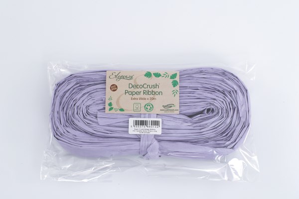 DecoCrush Lavender Paper Ribbon 20m