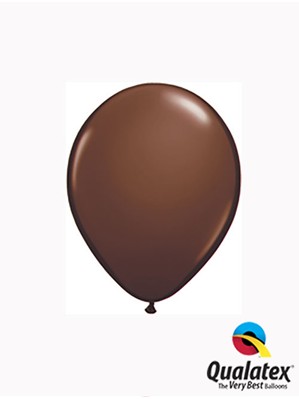 Qualatex Fashion 5" Chocolate Brown Latex Balloons 100pk