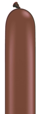Qualatex 260Q Chocolate Brown Latex Modelling Balloons 100pk