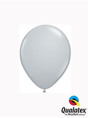 Qualatex Fashion 5" Grey Latex Balloons 100pk