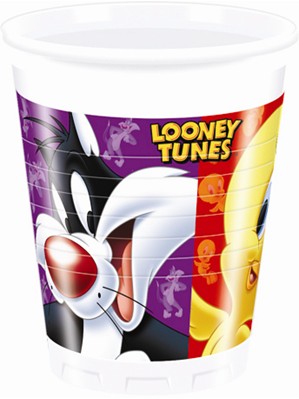 Looney Tunes Plastic Cups 8pk