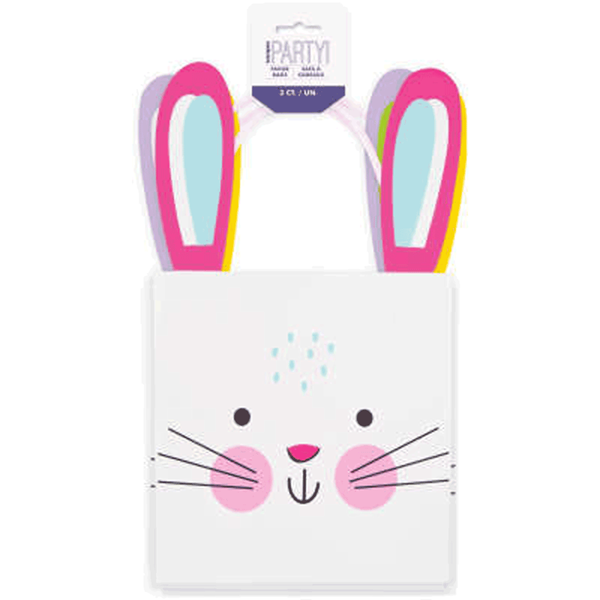 Bunny Ears Easter Paper Treat Bags 3pk